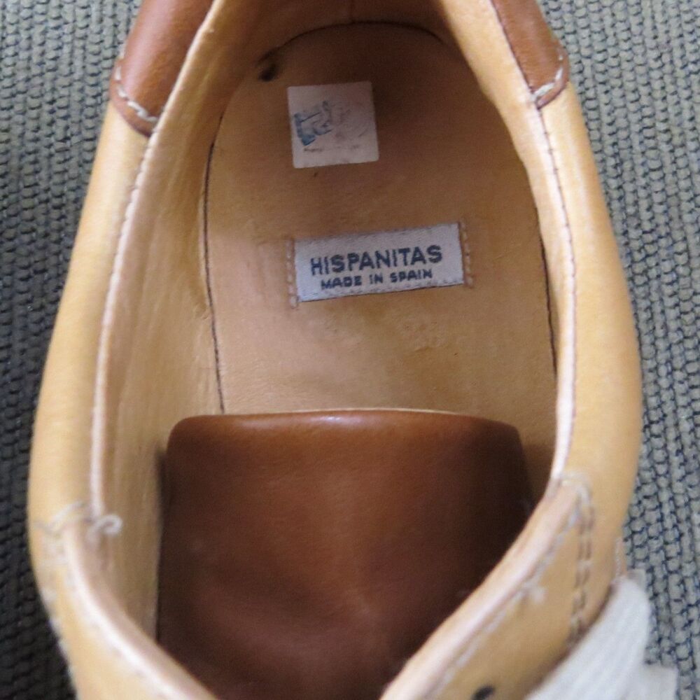 Hispanitas "El Corte Ingles" leather lace-up comfort shoes Size 6 EUC - Picture 3 of 5
